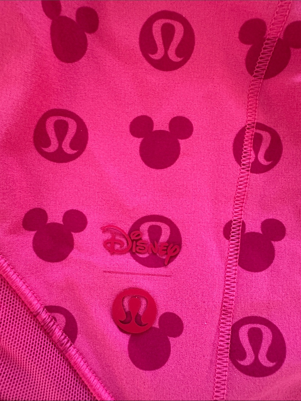 lululemon athletica Hot Pink Patterned Athletic Shorts - Picture 2 of 2